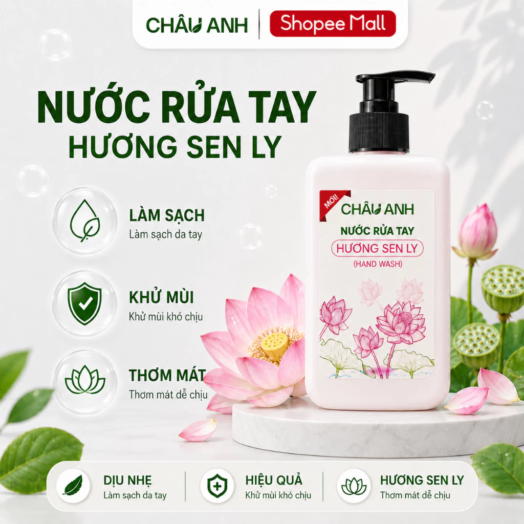 Nước rửa tay Hương Sen