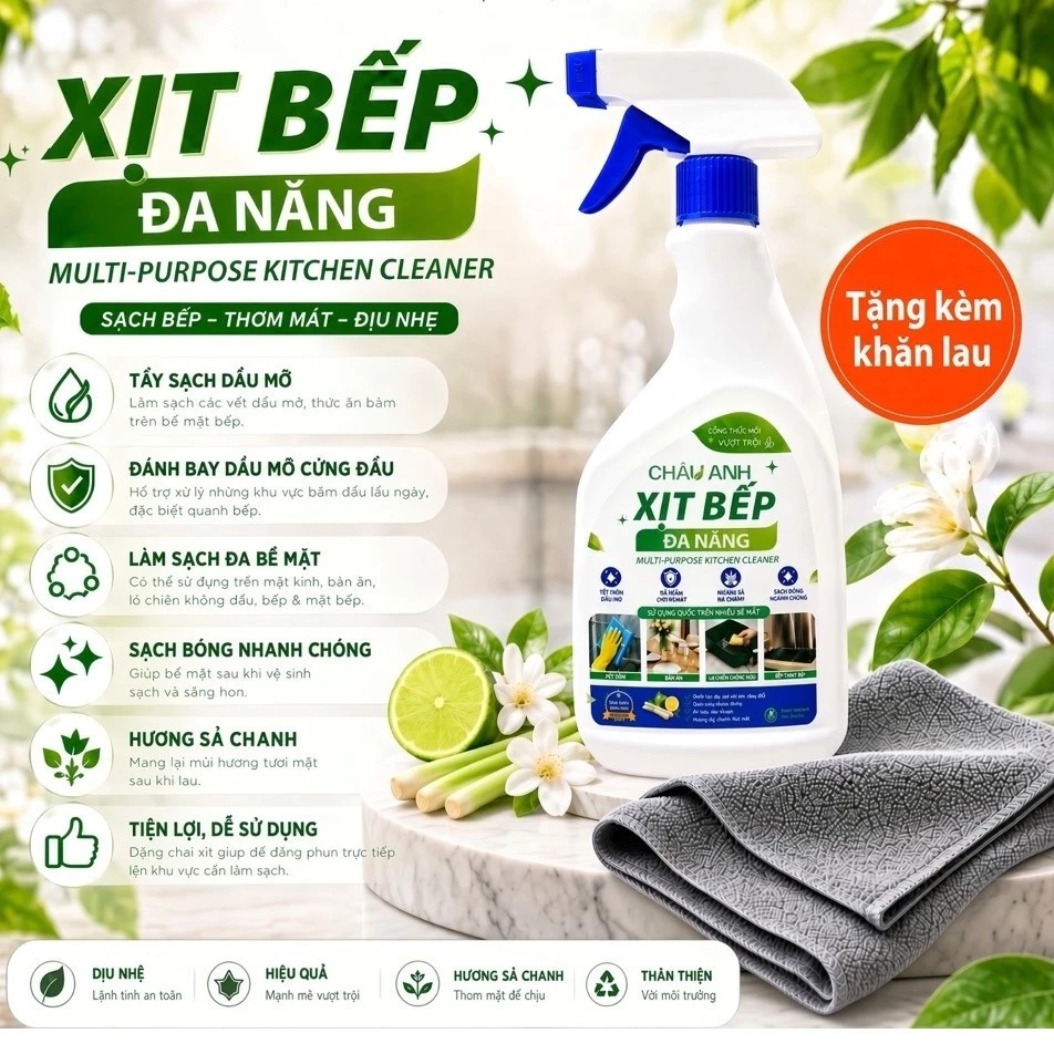 Xịt bếp đa năng