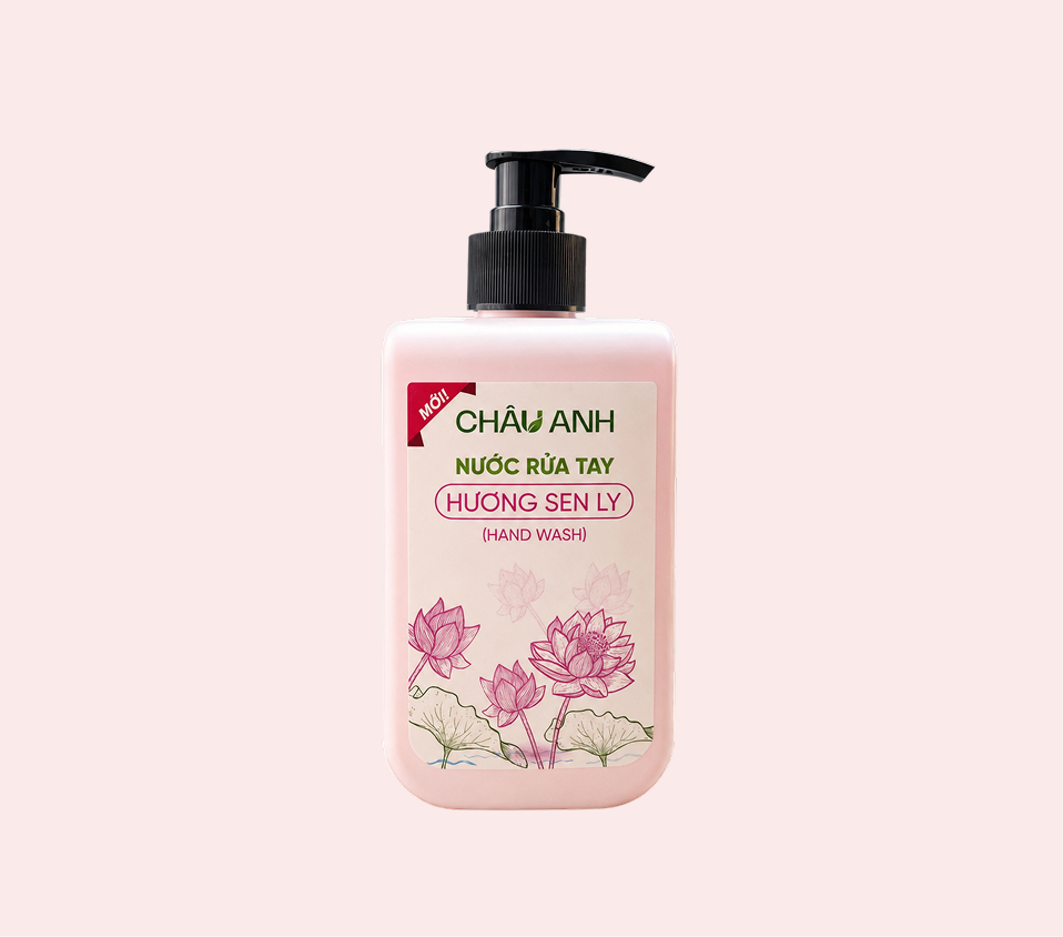 Nước rửa tay hương Sen Ly - 300g Châu Anh